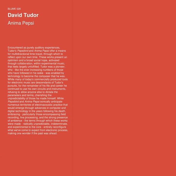 David Tudor — Anima Pepsi