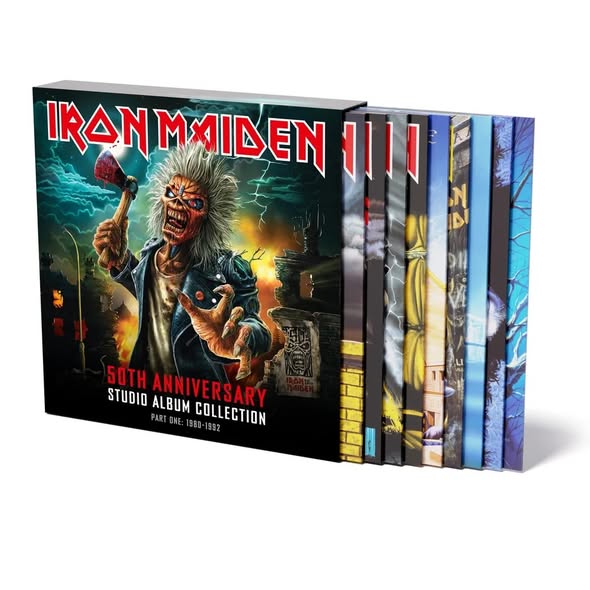 Iron Maiden — 50th Anniversary Studio Album Collection, Part One: 1980-1992