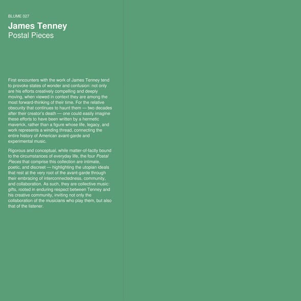 James Tenney — Postal Pieces 2